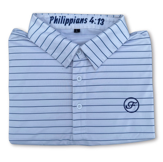 Philippians 4:13 Bundle - Polo, Q-Zip, & Hat